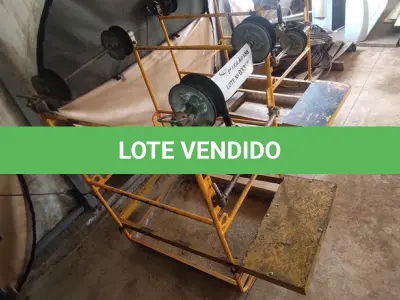 LOTE 033 - 01 CARRINHO PARA MANUTENÇÃO DE LINHAS ELÉTRICAS (NO ESTADO, NÃO SABEMOS SE FUNCIONA. LEILÃO NÃO TEM GARANTIA E NEM DEVOLUÇÃO).