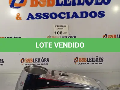 LOTE 106 - 01 ACABAMENTO DE PAINEL PARA MOTOS CUSTON. (NO ESTADO, LEILÃO NÃO TEM GARANTIA E NEM DEVOLUÇÃO, SUJEITO A POSSÍVEIS AVARIAS VISÍVEIS/OCULTAS E/OU AUSÊNCIA DE COMPONENTES).