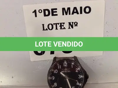 LOTE 076 - 01 RELÓGIO DE PULSO INVICTA ESPECIALTY. (NO ESTADO, LEILÃO NÃO TEM GARANTIA E NEM DEVOLUÇÃO, SUJEITO A POSSÍVEIS AVARIAS VISÍVEIS/OCULTAS E/OU AUSÊNCIA DE COMPONENTES).