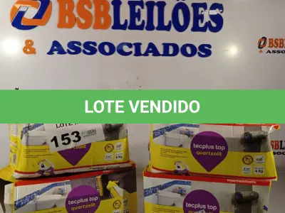 LOTE 153 - 04 CAIXAS DE IMPERMEABILIZANTE TECPLUS TOP QUARTZOLIT. (NO ESTADO, LEILÃO NÃO TEM GARANTIA E NEM DEVOLUÇÃO, SUJEITO A POSSÍVEIS AVARIAS VISÍVEIS/OCULTAS E/OU AUSÊNCIA DE COMPONENTES).