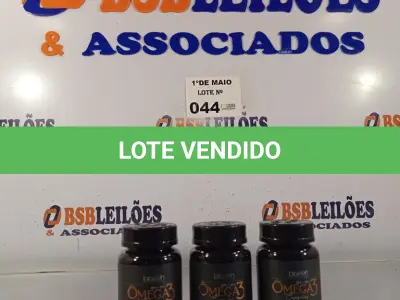 LOTE 044 - 02 FRASCOS DE OMEGA3 BIOKLEIN 1.000MG 60 CAPSULAS CADA. (NO ESTADO, LEILÃO NÃO TEM GARANTIA E NEM DEVOLUÇÃO, SUJEITO A POSSÍVEIS AVARIAS VISÍVEIS/OCULTAS E/OU AUSÊNCIA DE COMPONENTES).