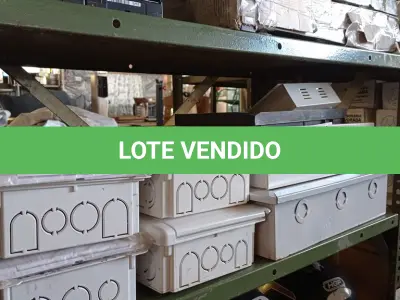LOTE 139 - 04 QUADROS DE DISTRIBUIÇÃO E 03 CAIXAS DE PASSAGEM INCOMPLETOS. (NO ESTADO, LEILÃO NÃO TEM GARANTIA E NEM DEVOLUÇÃO, SUJEITO A POSSÍVEIS AVARIAS VISÍVEIS/OCULTAS E/OU AUSÊNCIA DE COMPONENTES).