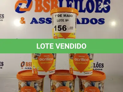 LOTE 156 - 06 KG DE REJUNTE ACRÍLICO QUARTZOLIT. (NO ESTADO, LEILÃO NÃO TEM GARANTIA E NEM DEVOLUÇÃO, SUJEITO A POSSÍVEIS AVARIAS VISÍVEIS/OCULTAS E/OU AUSÊNCIA DE COMPONENTES).