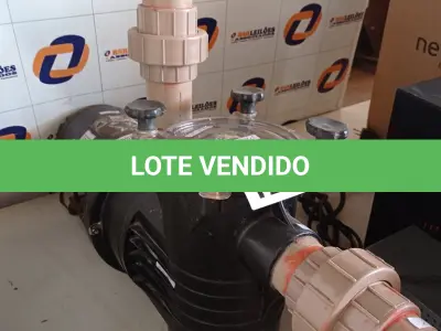 LOTE 122 - 01 BOMBA D’AGUA PARA PISCINA COM FILTRO E MOTOR WEG 220/380 3CV. (NO ESTADO, LEILÃO NÃO TEM GARANTIA E NEM DEVOLUÇÃO, SUJEITO A POSSÍVEIS AVARIAS VISÍVEIS/OCULTAS E/OU AUSÊNCIA DE COMPONENTES).