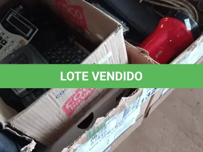 LOTE 132 - 01 LOTE COM MATERIAIS DIVERSOS. (NO ESTADO, LEILÃO NÃO TEM GARANTIA E NEM DEVOLUÇÃO, SUJEITO A POSSÍVEIS AVARIAS VISÍVEIS/OCULTAS E/OU AUSÊNCIA DE COMPONENTES).
