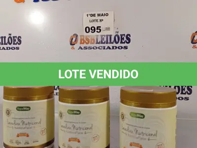 LOTE 095 - 03 POTES DE LEVEDURA NUTRICIONAL VEGAN WAY 200G SABOR PROVOLONE. (NO ESTADO, LEILÃO NÃO TEM GARANTIA E NEM DEVOLUÇÃO, SUJEITO A POSSÍVEIS AVARIAS VISÍVEIS/OCULTAS E/OU AUSÊNCIA DE COMPONENTES).