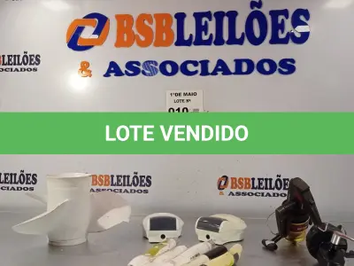 LOTE 010 - 01 HÉLICE DE MOTOR NÁUTICO, 02 MOLINETES E VÁRIAS PEÇAS ODONTOLÓGICAS. (NO ESTADO, LEILÃO NÃO TEM GARANTIA E NEM DEVOLUÇÃO, SUJEITO A POSSÍVEIS AVARIAS VISÍVEIS/OCULTAS E/OU AUSÊNCIA DE COMPONENTES).