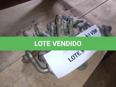 LOTE 050 - 20 MOSQUETÕES GALVANIZADOS (NO ESTADO, NÃO SABEMOS SE FUNCIONA. LEILÃO NÃO TEM GARANTIA E NEM DEVOLUÇÃO).