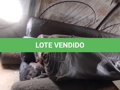 LOTE 053 - 03 ROLOS DE MANTAS BIDINS PARA DRENAGEM COM 04 METRO DE LARGURA (NO ESTADO, NÃO SABEMOS SE FUNCIONA. LEILÃO NÃO TEM GARANTIA E NEM DEVOLUÇÃO).