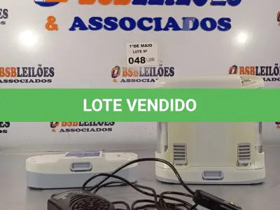 LOTE 048 - 01 CONCENTRADOR DE OXIGÊNIO PORTÁTIL. (NO ESTADO, LEILÃO NÃO TEM GARANTIA E NEM DEVOLUÇÃO, SUJEITO A POSSÍVEIS AVARIAS VISÍVEIS/OCULTAS E/OU AUSÊNCIA DE COMPONENTES).
