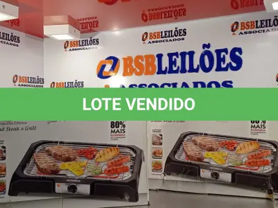 LOTE 140 - 02 CHURRASQUEIRAS ELÉTRICAS MARCAS MONDIAL 127V. (NO ESTADO, LEILÃO NÃO TEM GARANTIA E NEM DEVOLUÇÃO, SUJEITO A POSSÍVEIS AVARIAS VISÍVEIS/OCULTAS E/OU AUSÊNCIA DE COMPONENTES).