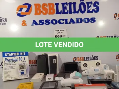 LOTE 068 - 01 LOTE COM ELETRÔNICOS DIVERSOS. (NO ESTADO, LEILÃO NÃO TEM GARANTIA E NEM DEVOLUÇÃO, SUJEITO A POSSÍVEIS AVARIAS VISÍVEIS/OCULTAS E/OU AUSÊNCIA DE COMPONENTES).