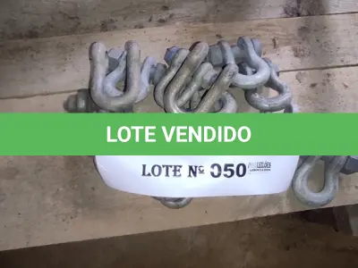 LOTE 050 - 20 MOSQUETÕES GALVANIZADOS (NO ESTADO, NÃO SABEMOS SE FUNCIONA. LEILÃO NÃO TEM GARANTIA E NEM DEVOLUÇÃO).