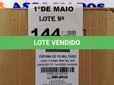 LOTE 144 - 12 TUBOS DE ESPUMA PU MULTIUSO TYTAN. (NO ESTADO, LEILÃO NÃO TEM GARANTIA E NEM DEVOLUÇÃO, SUJEITO A POSSÍVEIS AVARIAS VISÍVEIS/OCULTAS E/OU AUSÊNCIA DE COMPONENTES).