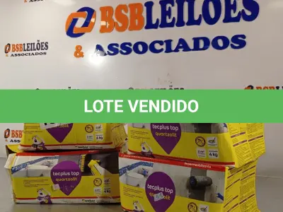 LOTE 153 - 04 CAIXAS DE IMPERMEABILIZANTE TECPLUS TOP QUARTZOLIT. (NO ESTADO, LEILÃO NÃO TEM GARANTIA E NEM DEVOLUÇÃO, SUJEITO A POSSÍVEIS AVARIAS VISÍVEIS/OCULTAS E/OU AUSÊNCIA DE COMPONENTES).