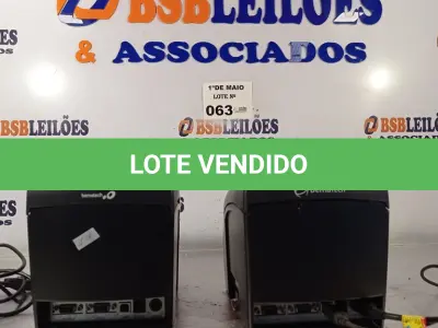 LOTE 063 - 02 IMPRESSORAS DE CUPOM FISCAL MP- 4000 TH FI MARCA BEMATECH. (NO ESTADO, LEILÃO NÃO TEM GARANTIA E NEM DEVOLUÇÃO, SUJEITO A POSSÍVEIS AVARIAS VISÍVEIS/OCULTAS E/OU AUSÊNCIA DE COMPONENTES).