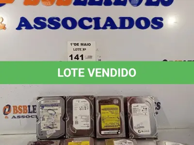 LOTE 141 - 14 HARD DISC MARCAS E MODELOS DIVERSOS. (NO ESTADO, LEILÃO NÃO TEM GARANTIA E NEM DEVOLUÇÃO, SUJEITO A POSSÍVEIS AVARIAS VISÍVEIS/OCULTAS E/OU AUSÊNCIA DE COMPONENTES).