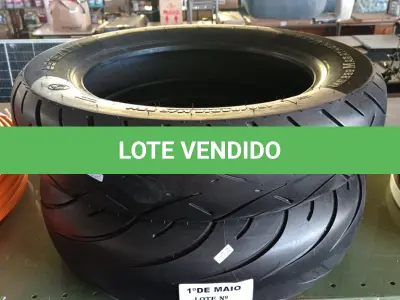 LOTE 126 - 02 PNEUS DE MOTO USADOS, 150/80/16 E 190/50/17. (NO ESTADO, LEILÃO NÃO TEM GARANTIA E NEM DEVOLUÇÃO, SUJEITO A POSSÍVEIS AVARIAS VISÍVEIS/OCULTAS E/OU AUSÊNCIA DE COMPONENTES).