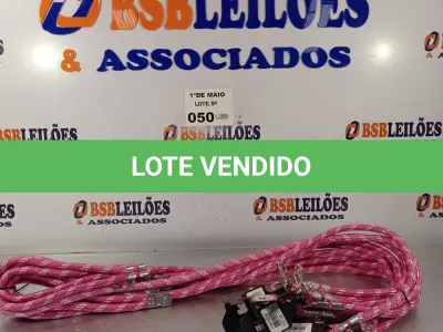 LOTE 050 - 10 GUIAS PARA CACHORRO NA COR ROSA. (NO ESTADO, LEILÃO NÃO TEM GARANTIA E NEM DEVOLUÇÃO, SUJEITO A POSSÍVEIS AVARIAS VISÍVEIS/OCULTAS E/OU AUSÊNCIA DE COMPONENTES).
