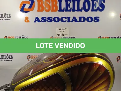 LOTE 108 - 01 TANQUE ROAD KING PERSONALIZADO. (NO ESTADO, LEILÃO NÃO TEM GARANTIA E NEM DEVOLUÇÃO, SUJEITO A POSSÍVEIS AVARIAS VISÍVEIS/OCULTAS E/OU AUSÊNCIA DE COMPONENTES).