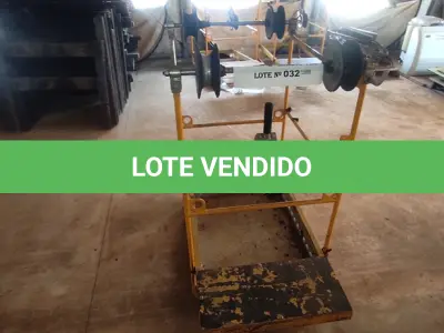 LOTE 032 - 01 CARRINHO PARA MANUTENÇÃO DE LINHAS ELÉTRICAS (NO ESTADO, NÃO SABEMOS SE FUNCIONA. LEILÃO NÃO TEM GARANTIA E NEM DEVOLUÇÃO).
