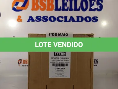 LOTE 144 - 12 TUBOS DE ESPUMA PU MULTIUSO TYTAN. (NO ESTADO, LEILÃO NÃO TEM GARANTIA E NEM DEVOLUÇÃO, SUJEITO A POSSÍVEIS AVARIAS VISÍVEIS/OCULTAS E/OU AUSÊNCIA DE COMPONENTES).
