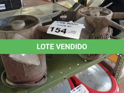 LOTE 154 - 02 MOTORES ELÉTRICOS MARCAS E MODELOS DIVERSOS. (NO ESTADO, LEILÃO NÃO TEM GARANTIA E NEM DEVOLUÇÃO, SUJEITO A POSSÍVEIS AVARIAS VISÍVEIS/OCULTAS E/OU AUSÊNCIA DE COMPONENTES).