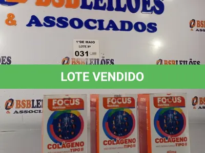 LOTE 031 - 04 CAIXAS DE COLÁGENO (FOCUS TIPO2 COM 60 CAPSULAS CADA. (NO ESTADO, LEILÃO NÃO TEM GARANTIA E NEM DEVOLUÇÃO, SUJEITO A POSSÍVEIS AVARIAS VISÍVEIS/OCULTAS E/OU AUSÊNCIA DE COMPONENTES).