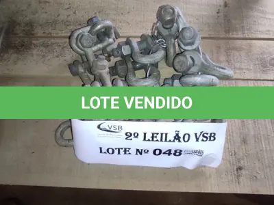 LOTE 048 - 20 MOSQUETÕES GALVANIZADOS (NO ESTADO, NÃO SABEMOS SE FUNCIONA. LEILÃO NÃO TEM GARANTIA E NEM DEVOLUÇÃO).