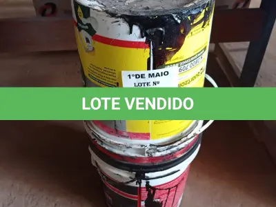 LOTE 120 - 01 BALDE DE DRYKOPRIMER ACQUA, PRIMER ASFÁLTICO A BASE D’AGUA PARA COLAGEM DE MANTAS E FITAS ASFÁLTICAS E 01 BALDE PINTURA ASFÁLTICA IMPERMEABILIZANTE QUARTZOLIT. (NO ESTADO, LEILÃO NÃO TEM GARANTIA E NEM DEVOLUÇÃO, SUJEITO A POSSÍVEIS AVARIAS VISÍVEIS/OCULTAS E/OU AUSÊNCIA DE COMPONENTES).