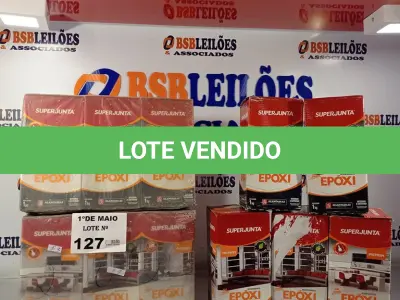 LOTE 127 - 11 KG DE REJUNTAMENTO EPÓXI SUPER JUNTA. (NO ESTADO, LEILÃO NÃO TEM GARANTIA E NEM DEVOLUÇÃO, SUJEITO A POSSÍVEIS AVARIAS VISÍVEIS/OCULTAS E/OU AUSÊNCIA DE COMPONENTES).