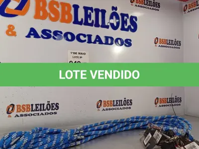 LOTE 049 - 09 GUIAS PARA CACHORRO NA COR AZUL. (NO ESTADO, LEILÃO NÃO TEM GARANTIA E NEM DEVOLUÇÃO, SUJEITO A POSSÍVEIS AVARIAS VISÍVEIS/OCULTAS E/OU AUSÊNCIA DE COMPONENTES).