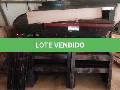 LOTE 036 - 01 LOTE COM BELICHES EM MADEIRAS  (DESMONTADAS E INCOMPLETAS) (NO ESTADO, NÃO SABEMOS SE FUNCIONA. LEILÃO NÃO TEM GARANTIA E NEM DEVOLUÇÃO).