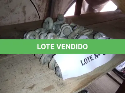 LOTE 047 - 20 MOSQUETÕES GALVANIZADOS (NO ESTADO, NÃO SABEMOS SE FUNCIONA. LEILÃO NÃO TEM GARANTIA E NEM DEVOLUÇÃO).