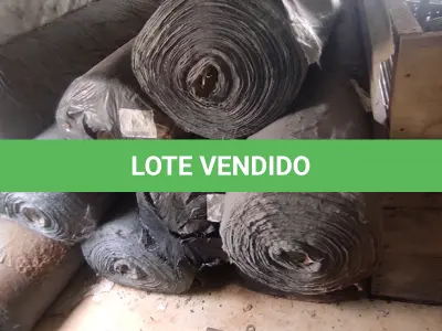 LOTE 054 - 03 ROLOS DE MANTAS BIDINS PARA DRENAGEM COM 04 METRO DE LARGURA (NO ESTADO, NÃO SABEMOS SE FUNCIONA. LEILÃO NÃO TEM GARANTIA E NEM DEVOLUÇÃO).