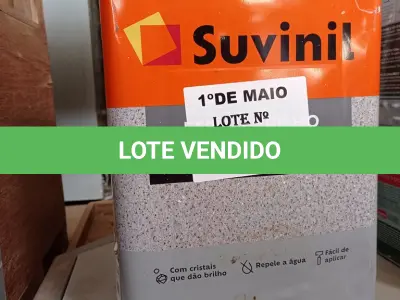 LOTE 088 - 01 LATA DE TEXTURATTO EFEITO BRILHO SUVINIL BASE 24KG. (NO ESTADO, LEILÃO NÃO TEM GARANTIA E NEM DEVOLUÇÃO, SUJEITO A POSSÍVEIS AVARIAS VISÍVEIS/OCULTAS E/OU AUSÊNCIA DE COMPONENTES).