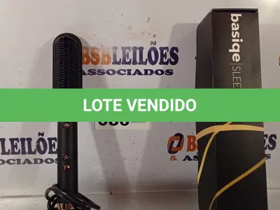 LOTE 086 - 01 ESCOVA ALISADORA BASIC SLEEK. (FUNCIONANDO) (NO ESTADO, LEILÃO NÃO TEM GARANTIA E NEM DEVOLUÇÃO, SUJEITO A POSSÍVEIS AVARIAS VISÍVEIS/OCULTAS E/OU AUSÊNCIA DE COMPONENTES).