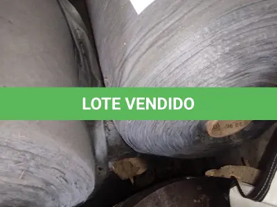 LOTE 055 - 03 ROLOS DE MANTAS BIDINS PARA DRENAGEM COM 04 METRO DE LARGURA (NO ESTADO, NÃO SABEMOS SE FUNCIONA. LEILÃO NÃO TEM GARANTIA E NEM DEVOLUÇÃO).