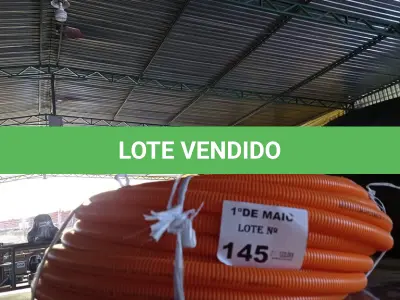 LOTE 145 - 01 ROLO DE MANGUEIRA CORRUGADA. (NO ESTADO, LEILÃO NÃO TEM GARANTIA E NEM DEVOLUÇÃO, SUJEITO A POSSÍVEIS AVARIAS VISÍVEIS/OCULTAS E/OU AUSÊNCIA DE COMPONENTES).