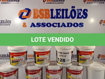 LOTE 128 - 10 KG DE REJUNTAMENTO ACRÍLICO SUPER JUNTA. (NO ESTADO, LEILÃO NÃO TEM GARANTIA E NEM DEVOLUÇÃO, SUJEITO A POSSÍVEIS AVARIAS VISÍVEIS/OCULTAS E/OU AUSÊNCIA DE COMPONENTES).