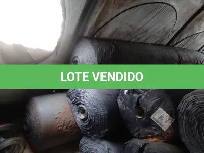 LOTE 055 - 03 ROLOS DE MANTAS BIDINS PARA DRENAGEM COM 04 METRO DE LARGURA (NO ESTADO, NÃO SABEMOS SE FUNCIONA. LEILÃO NÃO TEM GARANTIA E NEM DEVOLUÇÃO).