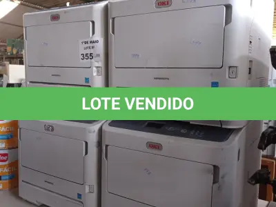 LOTE 355 - 04 IMPRESSORAS MARCAS OKI MODELO MPS5501B PARA RETIRADA DE PEÇAS. (NO ESTADO, LEILÃO NÃO TEM GARANTIA E NEM DEVOLUÇÃO, SUJEITO A POSSÍVEIS AVARIAS VISÍVEIS/OCULTAS E/OU AUSÊNCIA DE COMPONENTES).