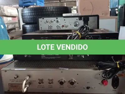 LOTE 323 - 01 LOTE COM EQUIPAMENTOS ELETRÔNICOS DIVERSOS. (NO ESTADO, LEILÃO NÃO TEM GARANTIA E NEM DEVOLUÇÃO, SUJEITO A POSSÍVEIS AVARIAS VISÍVEIS/OCULTAS E/OU AUSÊNCIA DE COMPONENTES).