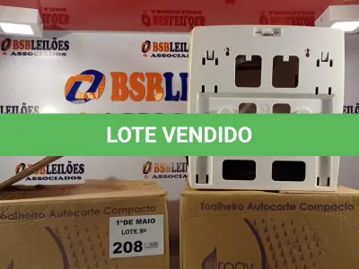 LOTE 208 - 02 TOALHEIROS AUTO CORTE COMPACTO. (NO ESTADO, LEILÃO NÃO TEM GARANTIA E NEM DEVOLUÇÃO, SUJEITO A POSSÍVEIS AVARIAS VISÍVEIS/OCULTAS E/OU AUSÊNCIA DE COMPONENTES).