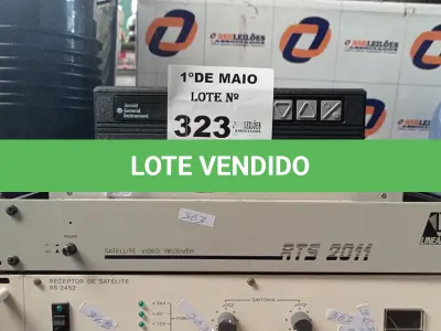 LOTE 323 - 01 LOTE COM EQUIPAMENTOS ELETRÔNICOS DIVERSOS. (NO ESTADO, LEILÃO NÃO TEM GARANTIA E NEM DEVOLUÇÃO, SUJEITO A POSSÍVEIS AVARIAS VISÍVEIS/OCULTAS E/OU AUSÊNCIA DE COMPONENTES).