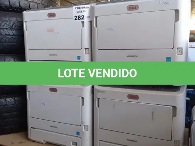LOTE 282 - 04 IMPRESSORAS MARCAS OKI MODELO MPS5501B PARA RETIRADA DE PEÇAS. (NO ESTADO, LEILÃO NÃO TEM GARANTIA E NEM DEVOLUÇÃO, SUJEITO A POSSÍVEIS AVARIAS VISÍVEIS/OCULTAS E/OU AUSÊNCIA DE COMPONENTES).