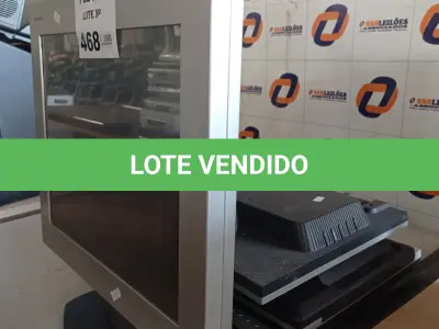 LOTE 468 - 04 MONITORES MARCAS E MODELOS DIVERSOS PARA RETIRADA DE PEÇAS. (NO ESTADO, LEILÃO NÃO TEM GARANTIA E NEM DEVOLUÇÃO, SUJEITO A POSSÍVEIS AVARIAS VISÍVEIS/OCULTAS E/OU AUSÊNCIA DE COMPONENTES).
