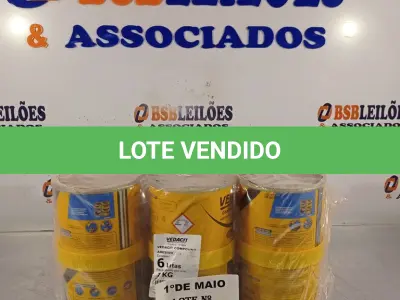 LOTE 360 - 06 LATAS DE ADESIVO ESTRUTURAL DE BASE EPÓXI MÉDIA FLUIDEZ COMPONENTES A+B. (NO ESTADO, LEILÃO NÃO TEM GARANTIA E NEM DEVOLUÇÃO, SUJEITO A POSSÍVEIS AVARIAS VISÍVEIS/OCULTAS E/OU AUSÊNCIA DE COMPONENTES).