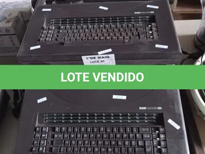 LOTE 347 - 03 MÁQUINAS DE ESCREVER ELETRÔNICAS MARCA REMTRONIC 2.000. (NO ESTADO, LEILÃO NÃO TEM GARANTIA E NEM DEVOLUÇÃO, SUJEITO A POSSÍVEIS AVARIAS VISÍVEIS/OCULTAS E/OU AUSÊNCIA DE COMPONENTES).