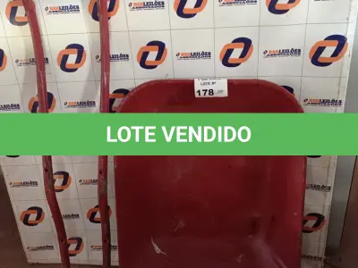 LOTE 178 - 03 PEÇAS PARA CARRINHO DE MÃO. (NO ESTADO, LEILÃO NÃO TEM GARANTIA E NEM DEVOLUÇÃO, SUJEITO A POSSÍVEIS AVARIAS VISÍVEIS/OCULTAS E/OU AUSÊNCIA DE COMPONENTES).